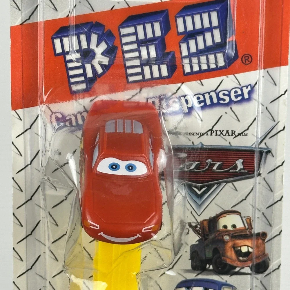 Disney Pixar Cars PEZ Dispensers Lightning McQueen & Mater Set New with Candy